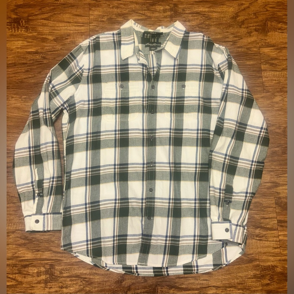Eddie Bauer Classic Fit Flannel Shirt Size Tall XL